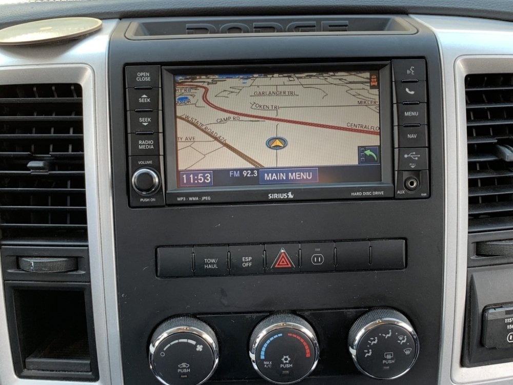 2011-2012 Ram 1500 2500HD 3500HD Uconnect 2™ RHR 730N MyGIG 6.5" Display with HERE™ GPS Navigation