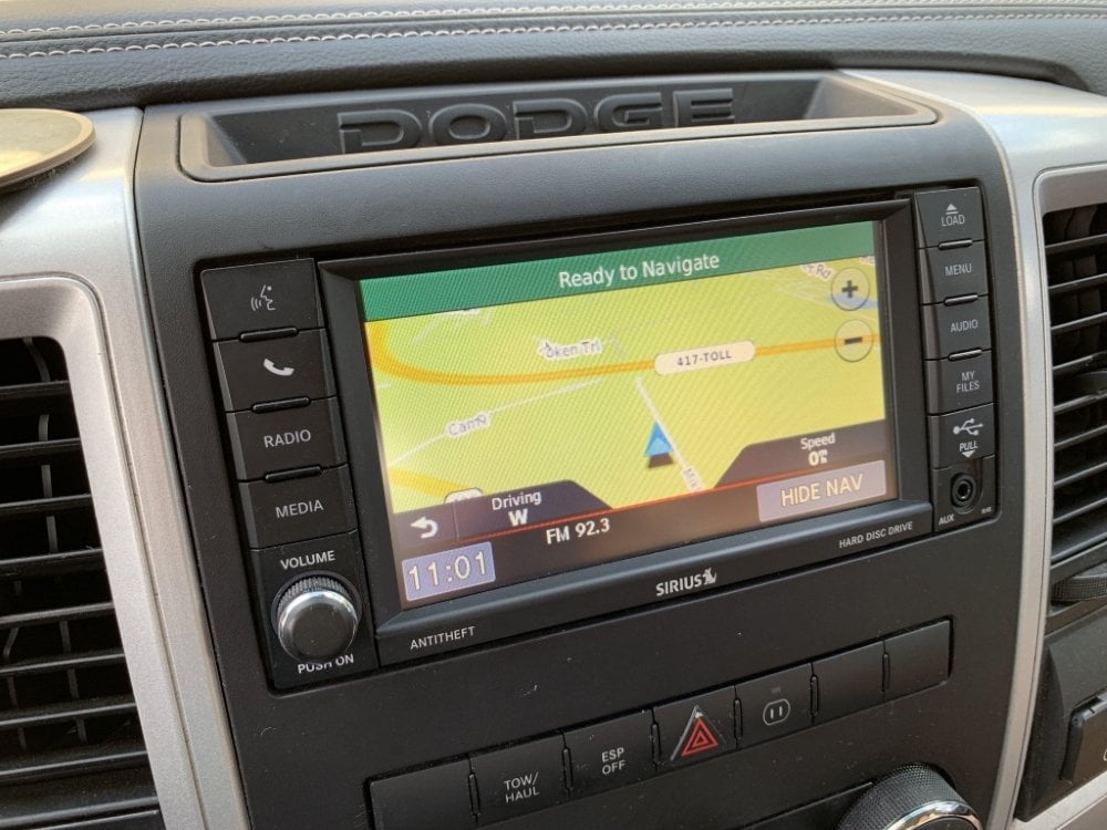 Mopar RHB 430N Garmin Navigation MyGIG Touchscreen Radio - High Sp Blue LED