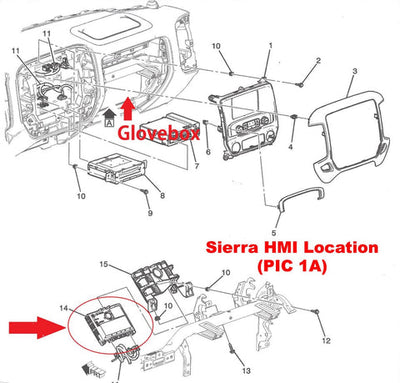 2014-2015 GMC Sierra IntelliLink IO6 GPS Navigation Radio Upgrade