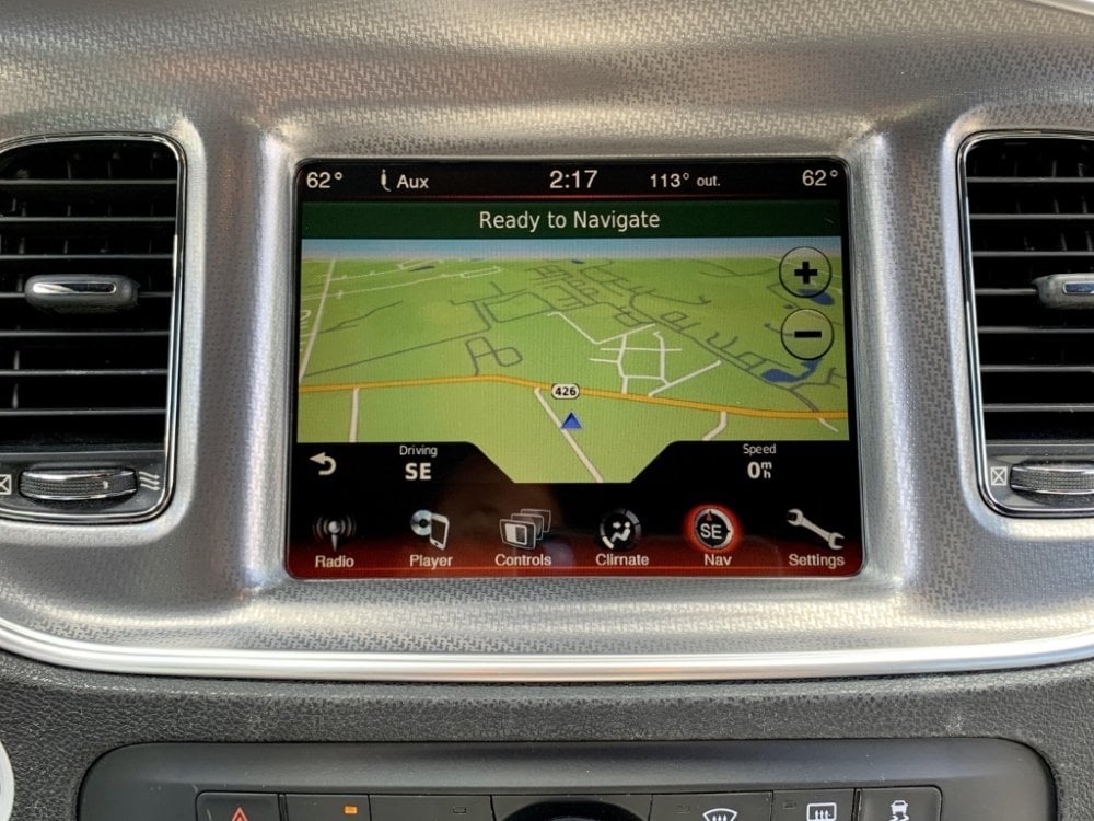 2011-2014 Dodge Charger Uconnect 3™ RB5 8.4N 8.4" Display with Garmin™ GPS Navigation