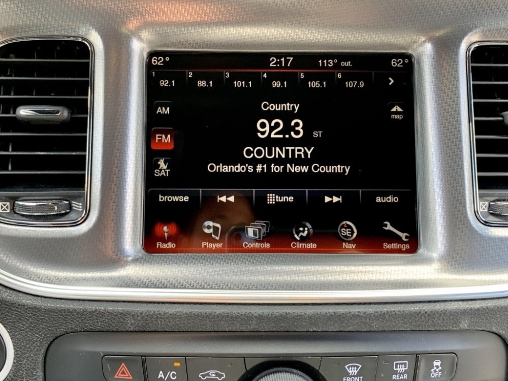 2011-2014 Dodge Charger Uconnect 3™ RB5 8.4N 8.4" Display with Garmin™ GPS Navigation