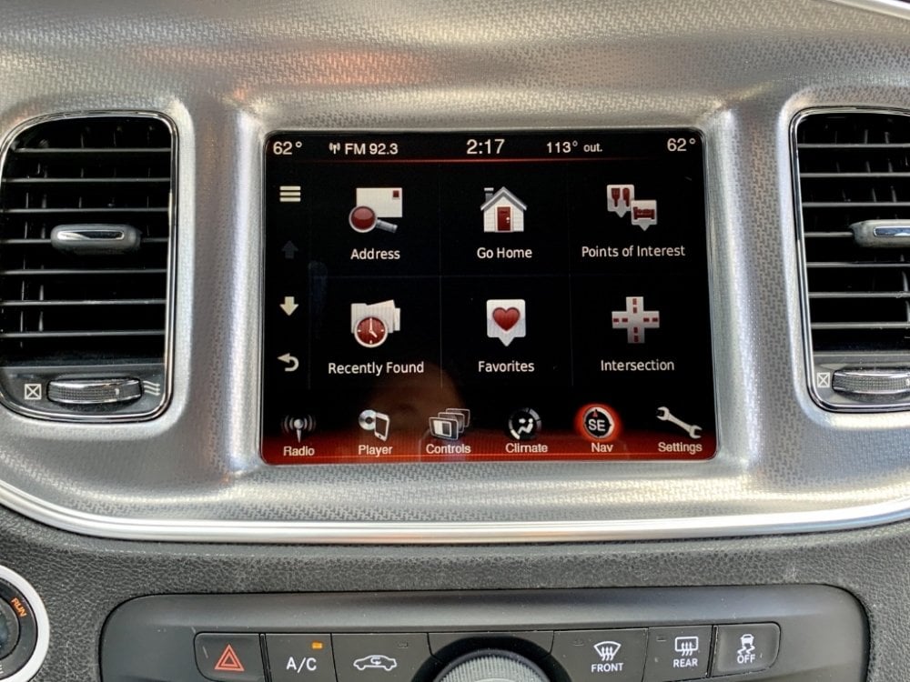 2011-2014 Dodge Charger Uconnect 3™ RB5 8.4N 8.4" Display with Garmin™ GPS Navigation