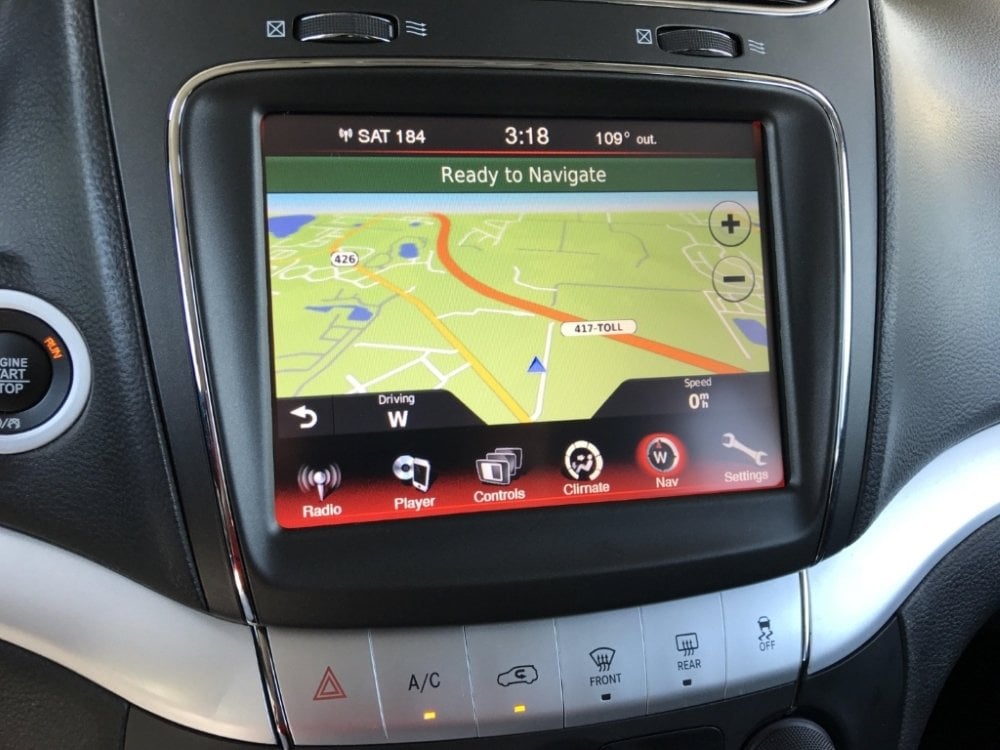 2011-2020 Dodge Journey GPS Navigation RB5 8.4N Radio navigation