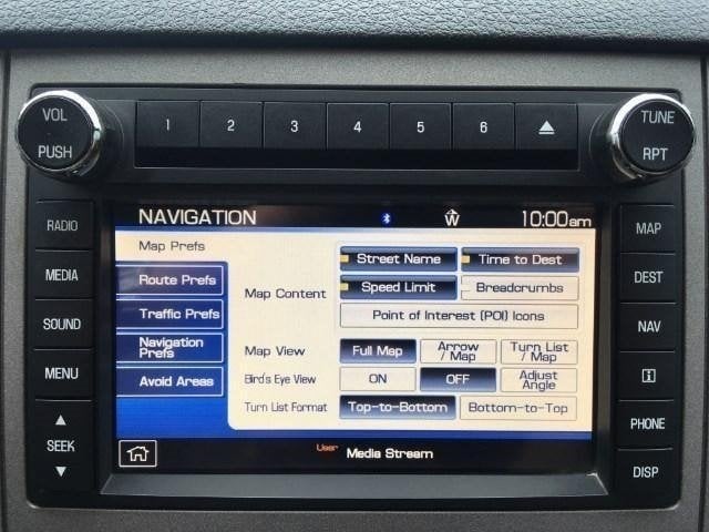Sync 1 Navigation screen