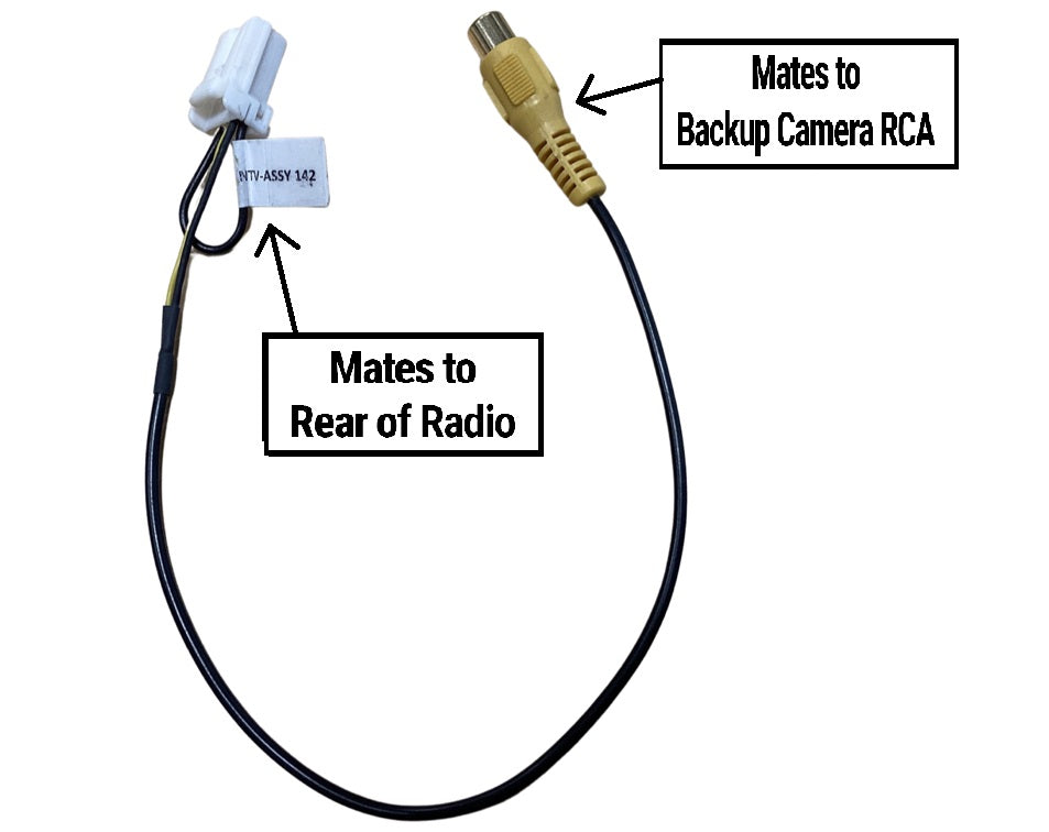 FCA Generation 1 REC Radio Backup Camera Interface