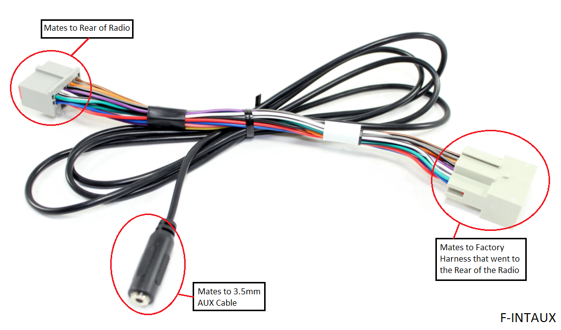 Ford Line In AUX Cable