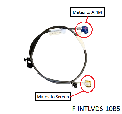 2020-2024 Explorer LVDS Cable for 10-inch Display