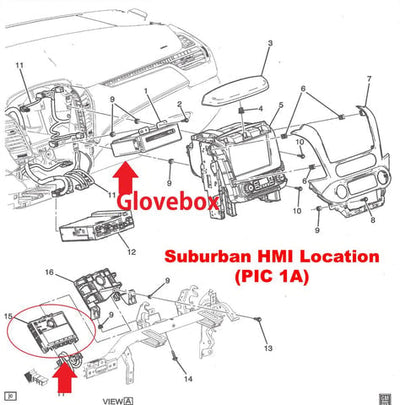 2016-2020 Chevrolet Suburban MyLink® IO6 GPS Navigation Radio Upgrade