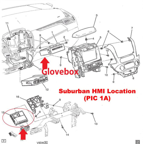 2016-2020 Chevrolet Suburban MyLink® IO6 GPS Navigation Radio Upgrade