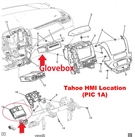 2016-2020 Chevrolet Tahoe MyLink® IO6 GPS Navigation Radio Upgrade