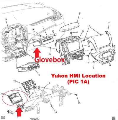 2016-2020 GMC Yukon IntelliLink® IO6 GPS Navigation Radio Upgrade