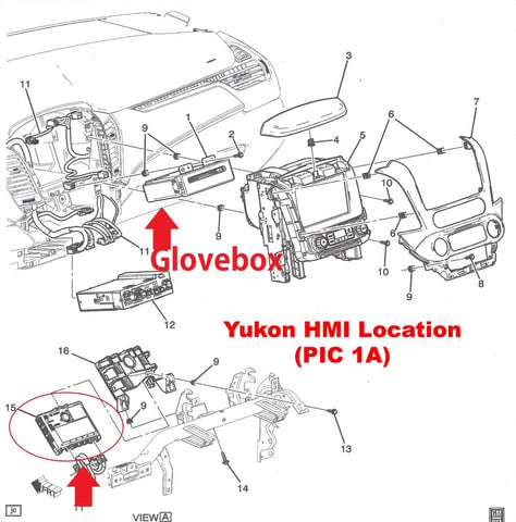 2016-2020 GMC Yukon IntelliLink® IO6 GPS Navigation Radio Upgrade