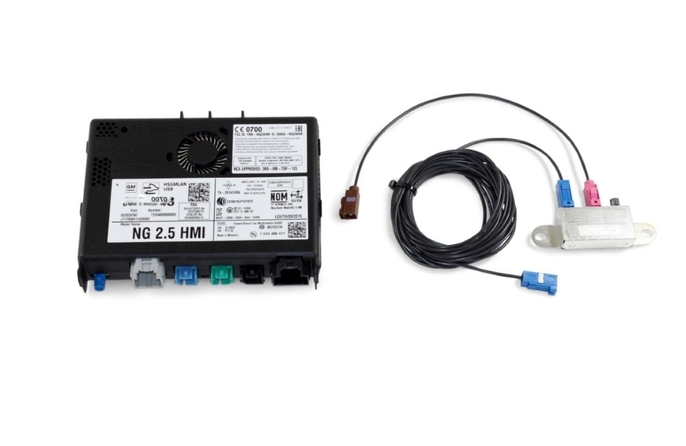 Radio retrofit bundle with harness and modules