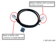 FCA LVDS Display Cable for RA4 UBQ UBL Harman Brand Infotainment