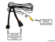 Ford Rear View Mirror Backup Camera Image Reroute Harness