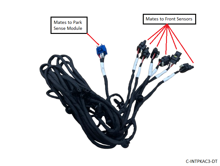 2019-2024 Ram Truck Front Park Sense Module Upgrade Harness