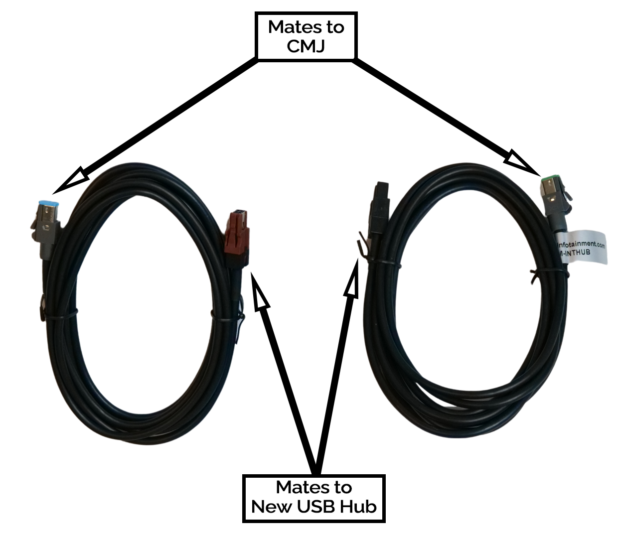 Mazda Hub USB Data Cables (2 Pieces)
