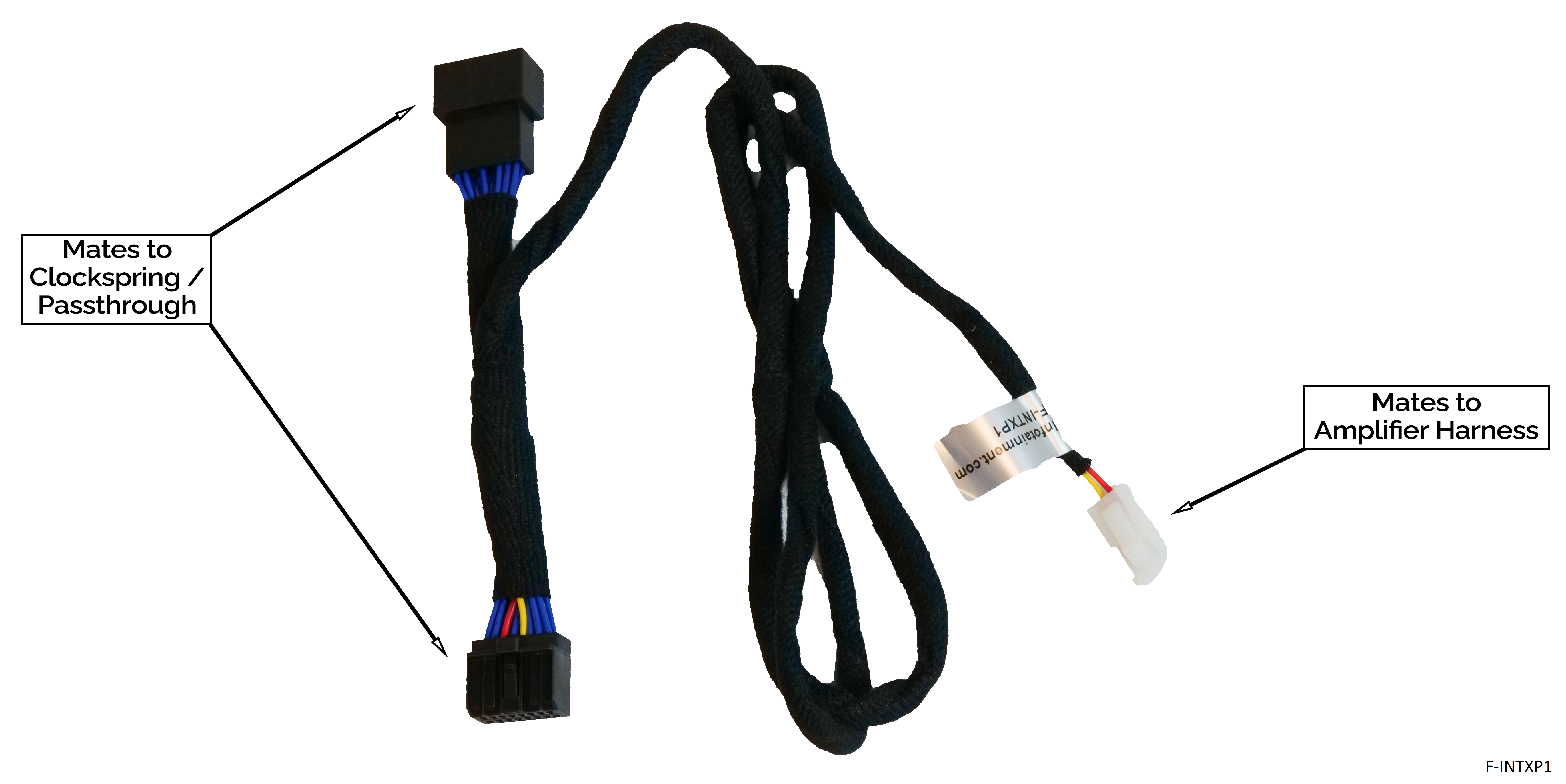 Ford ClockSpring Harness *Pairs with F-INTAMP* Use with Brick Kit
