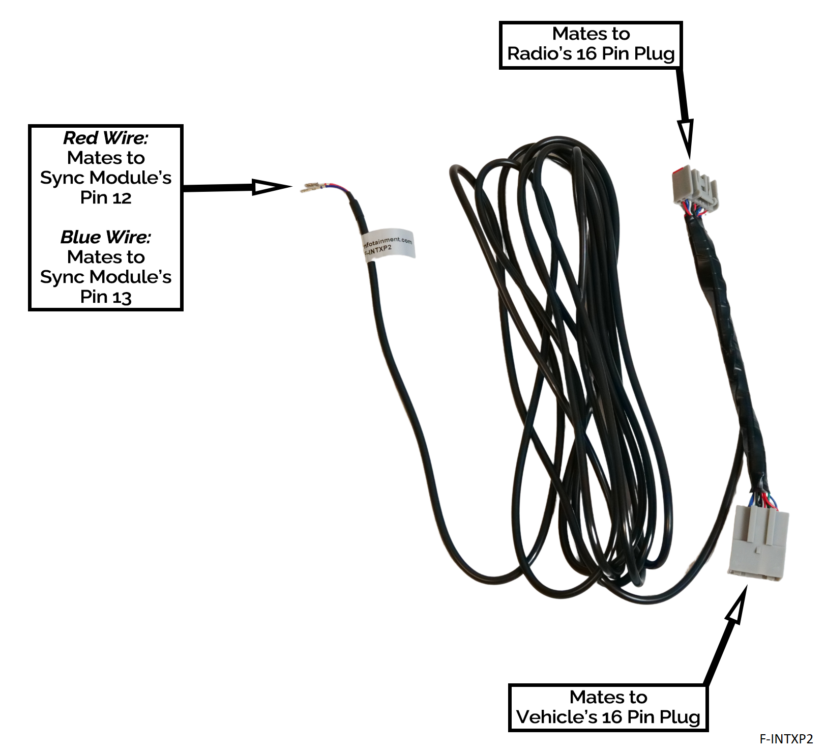 Ford Sync 1 Module Harness for Sync Feedback
