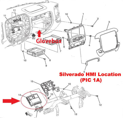 2014-2016 Chevrolet Silverado MyLink IO6 GPS Navigation Radio Upgrade