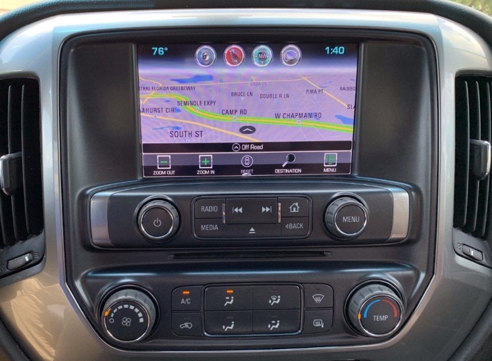 2014-2015 Chevrolet Silverado MyLink® IO6 GPS Navigation Radio Upgrade