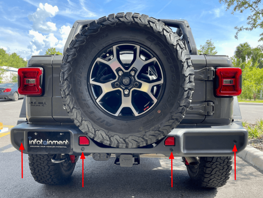 2020-2026 Jeep Gladiator JT Factory OEM ParkSense Rear Park Assist