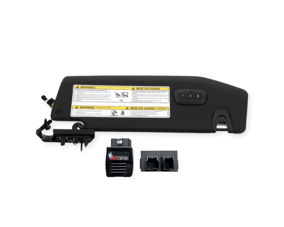 2018-2023 Jeep Wrangler JL Gladiator JT Factory OEM HomeLink Universal Garage Door Opener Visor Upgrade