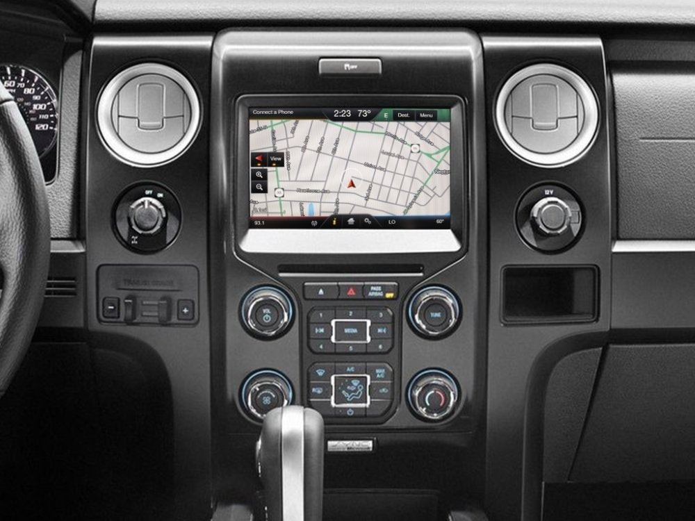 2013-2014 Ford F-150 4" to 8" MyFord Touch Sync 2 GPS Navigation Upgrade
