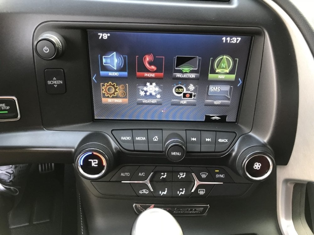 2014-2015 Chevrolet Corvette MyLink® IO6 GPS Navigation Radio Upgrade