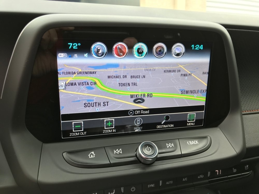 2016-2018 Chevrolet Camaro MyLink® IO6 GPS Navigation Radio Upgrade