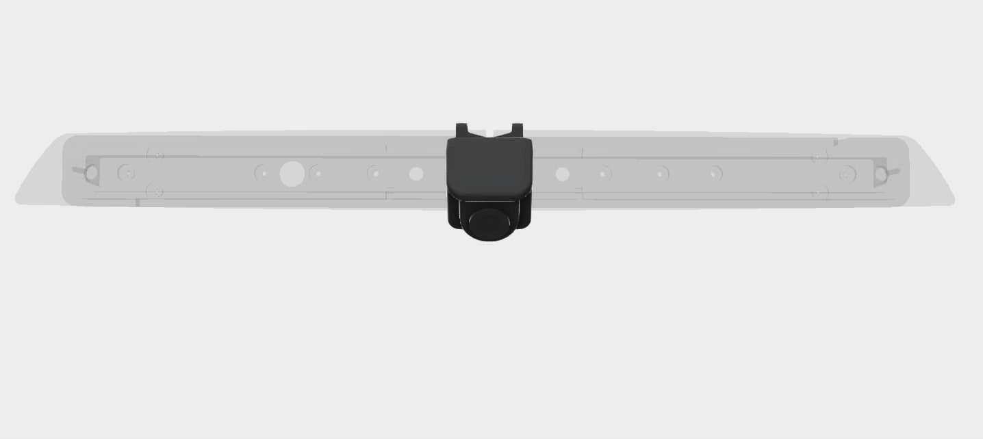 Factory digital mirror camera relocation kit for 2019-26 GM Trucks w/ topper-Camera Included