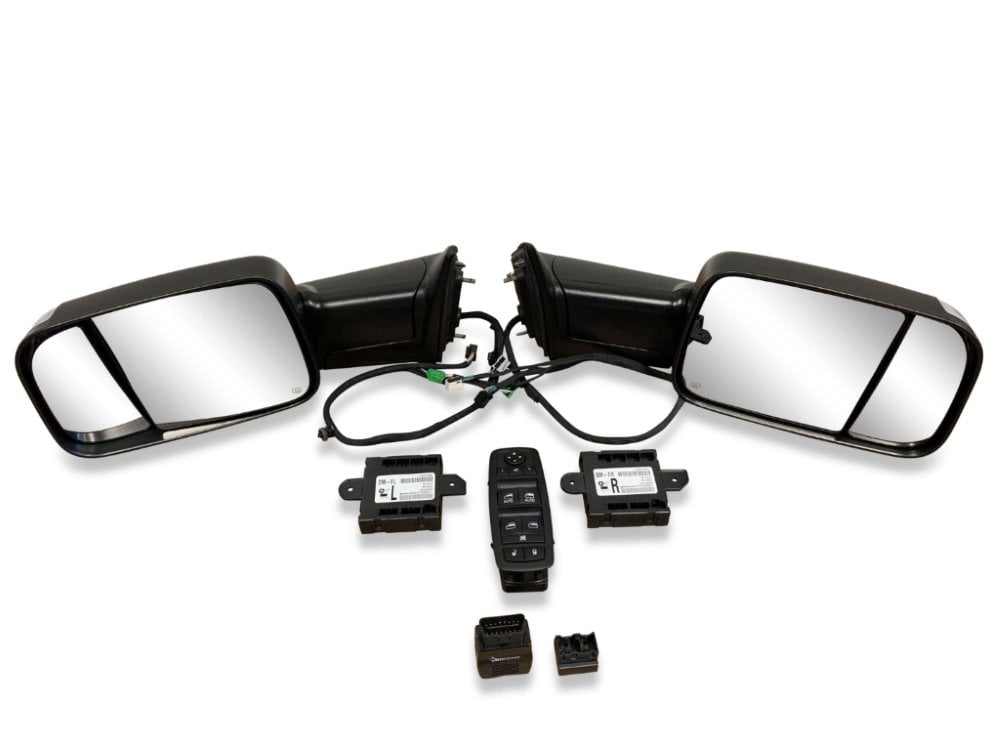 2019-2022 Ram 2500 3500 Heavy Duty Truck Power Folding Tow Mirrors Package