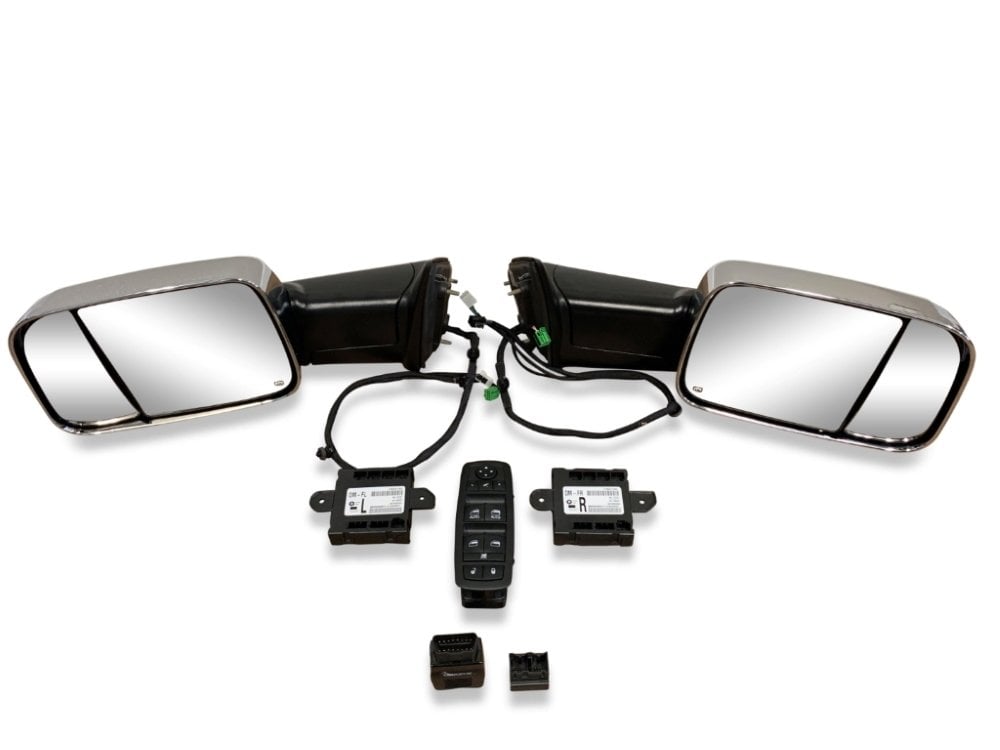 2019-2022 Ram 2500 3500 Heavy Duty Truck Power Folding Tow Mirrors Package