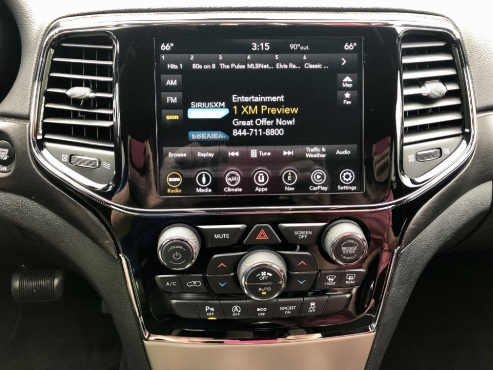2016-2022 Jeep Grand Cherokee WK Uconnect 4™ UAV 4C NAV 8.4" Display with Apple CarPlay™ I Android Auto™