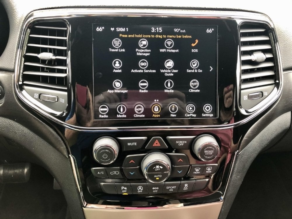 2016-2022 Jeep Grand Cherokee WK Uconnect 4™ UAV 4C NAV 8.4" Display with Apple CarPlay™ I Android Auto™