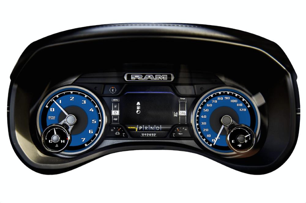 2019-2024 Ram 1500 2500 3500 HD Truck Speedometer EVIC Instrument Panel Cluster