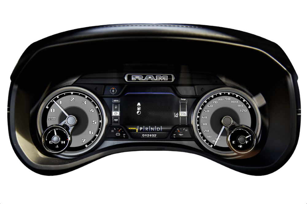 2019-2024 Ram 1500 2500 3500 HD Truck Speedometer EVIC Instrument Panel Cluster