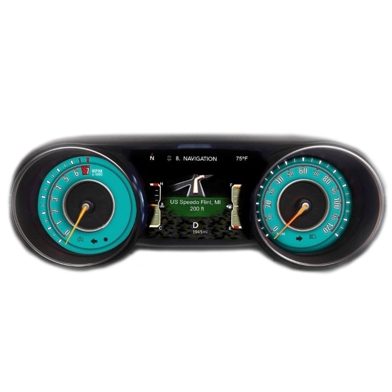 Jeep Cluster Teal