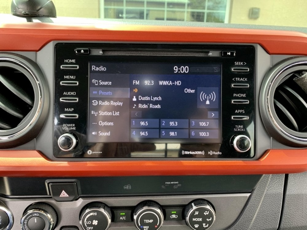 2016-2023 Toyota Tacoma Entune 3.0 7-inch Radio with Apple CarPlay and Android Auto