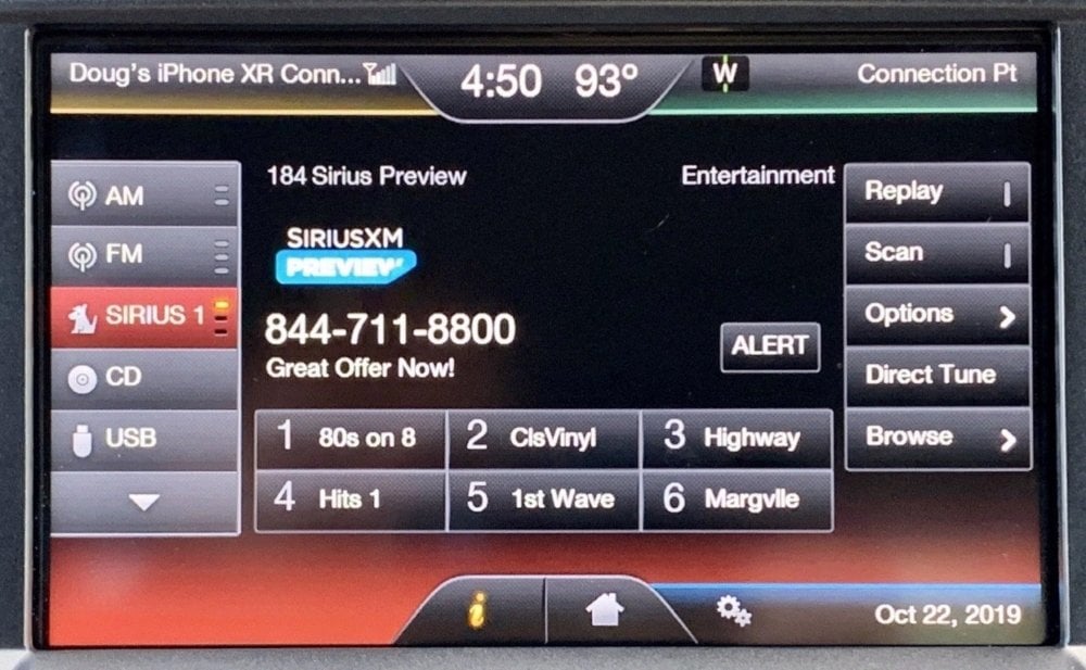2015-2018 Ford Mustang CD Player SiriusXM Satellite HD Radio Upgrade Kit