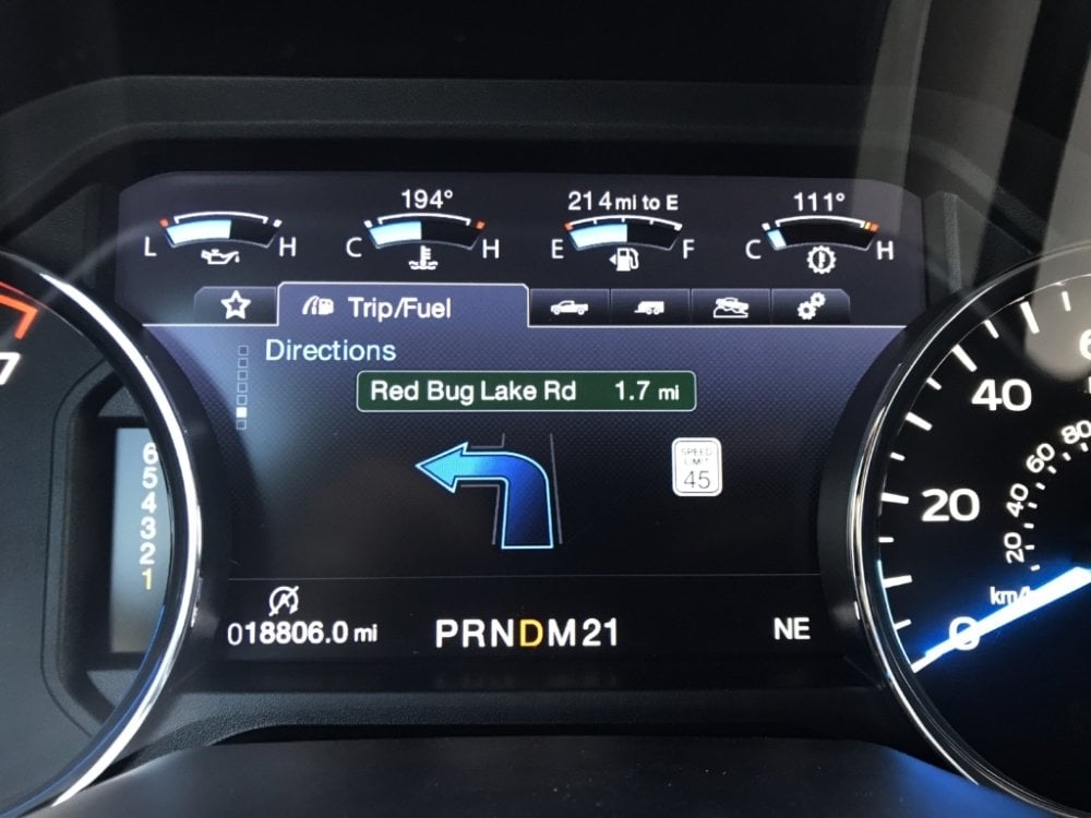 2017-2022 Ford F-250 F-350 Superduty Speedometer EVIC Instrument Panel Cluster