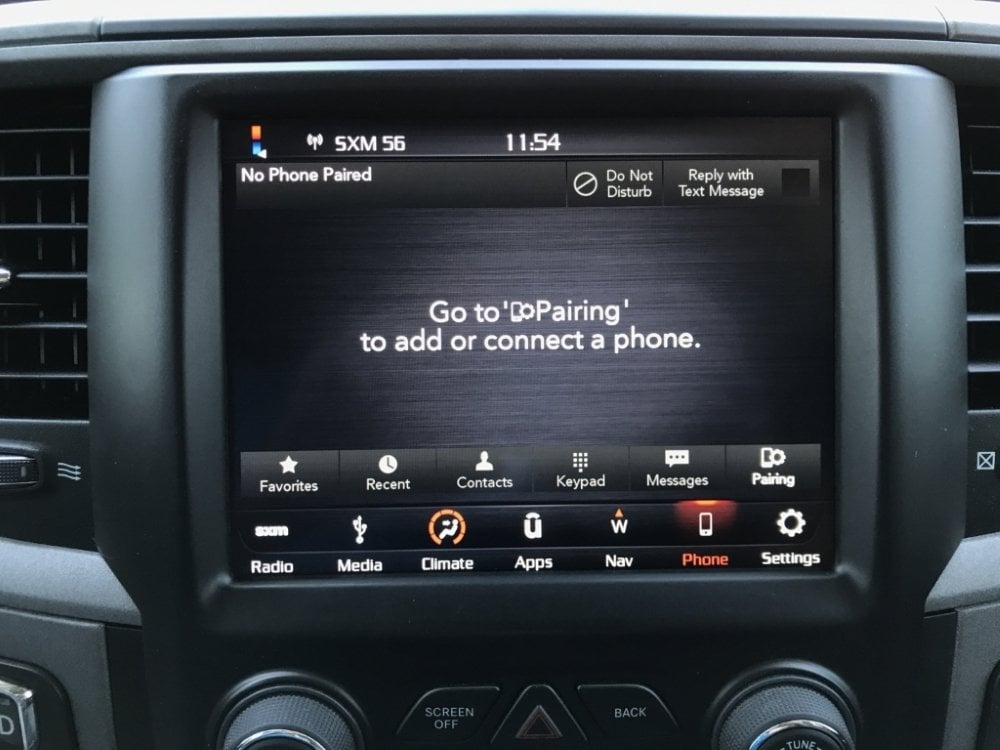 2013-2018 Ram 1500 2500 3500 8.4-inch 4C UConnect UAS with Apple CarPlay / Android Auto