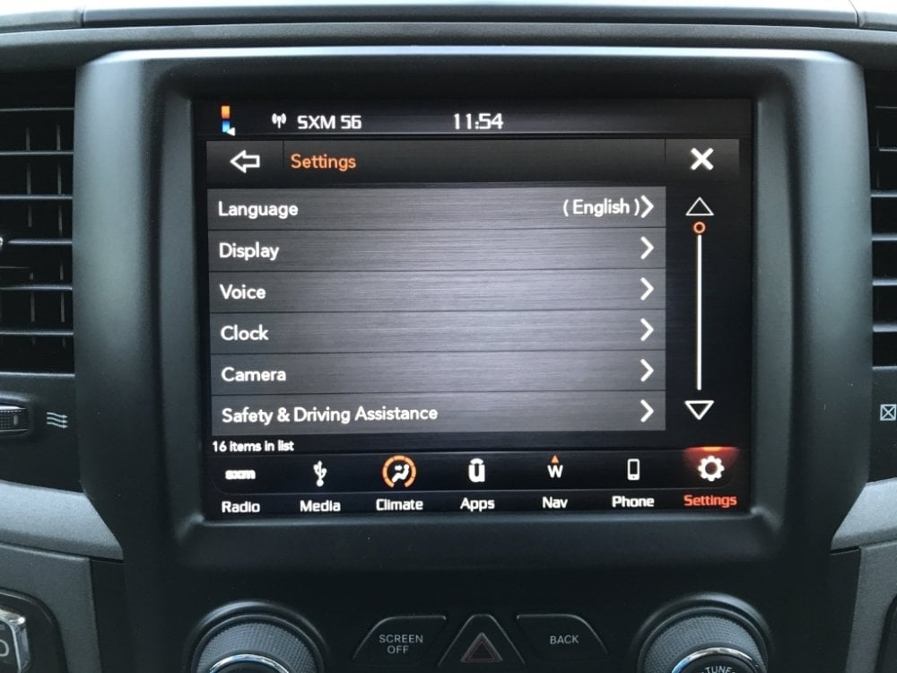 2013-2018 Ram 1500 2500 3500 8.4-inch 4C UConnect UAS with Apple CarPlay / Android Auto