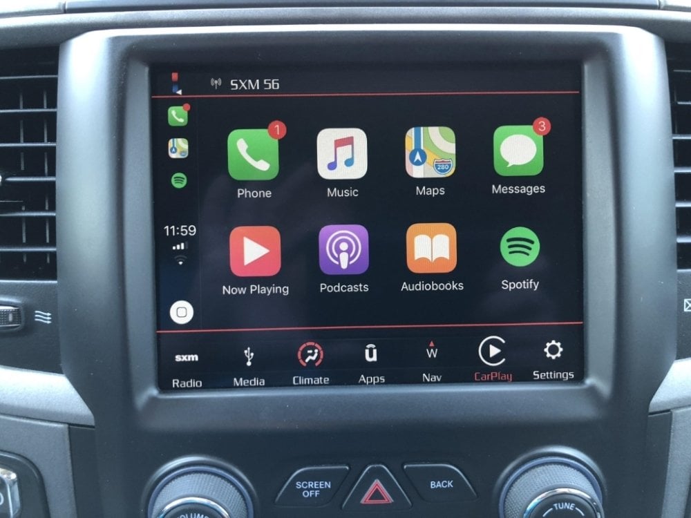 2013-2018 Ram 1500 2500 3500 8.4-inch 4C UConnect UAS with Apple CarPlay / Android Auto
