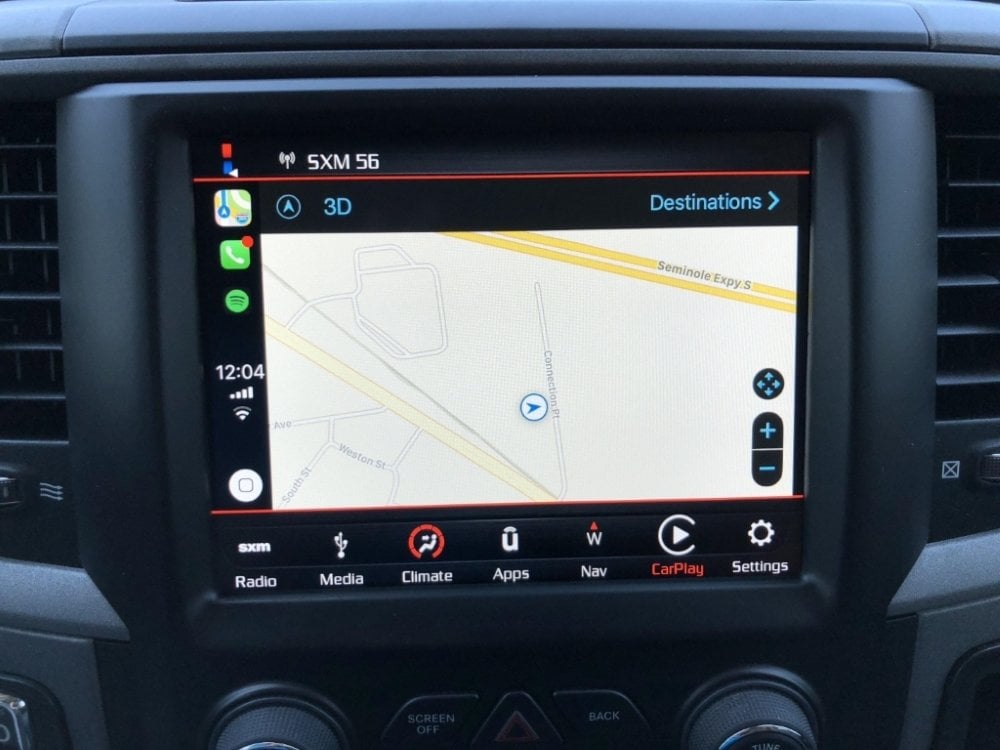 2013-2018 Ram 1500 2500 3500 8.4-inch 4C UConnect UAS with Apple CarPlay / Android Auto