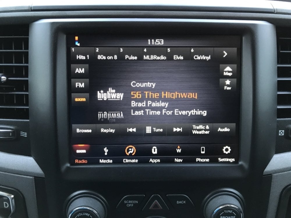 2013-2018 Ram 1500 2500 3500 8.4-inch 4C UConnect UAS with Apple CarPlay / Android Auto