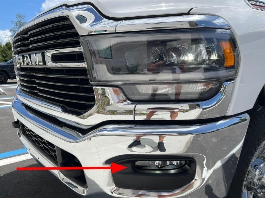 2019-2024 Ram 1500 &amp; Heavy Duty Truck OEM Factory LED Fog Light Upgrade Kit