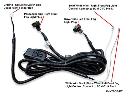 2019-2024 Ram 1500 & Heavy Duty Truck OEM Factory LED Fog Light Upgrade Kit