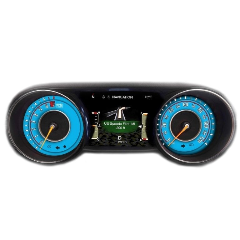 Jeep Cluster Light Blue