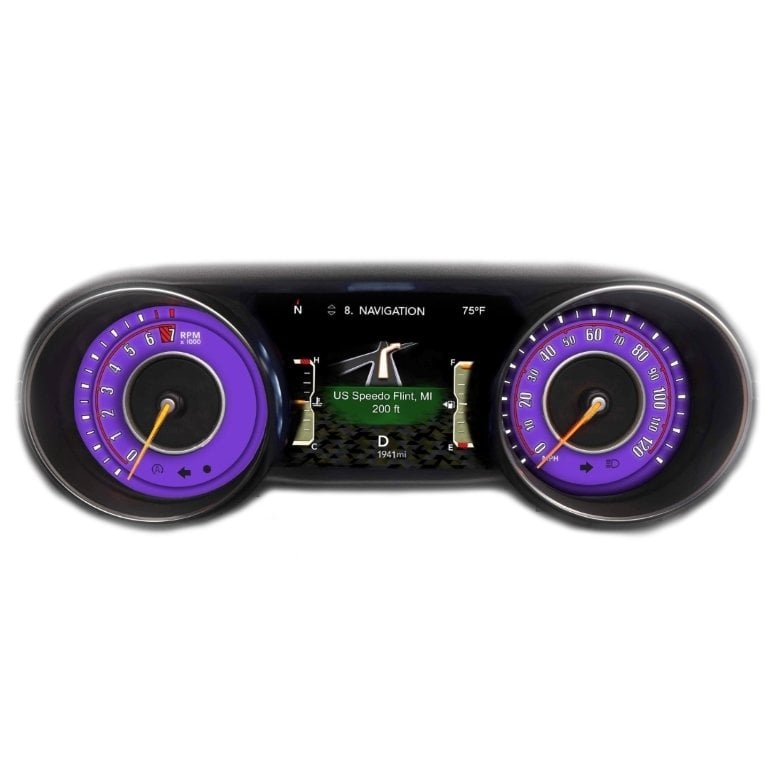 Jeep Cluster Purple